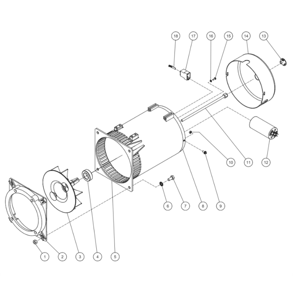 Alternator Diagram and Parts List for GEN-6000-0MK0  Mi-T-M Generator