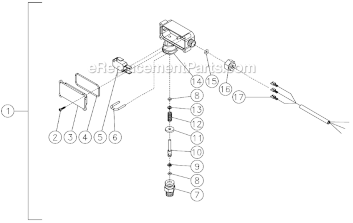 Page S Diagram and Parts List for HHSSERIES  Mi-T-M Pressure Washer