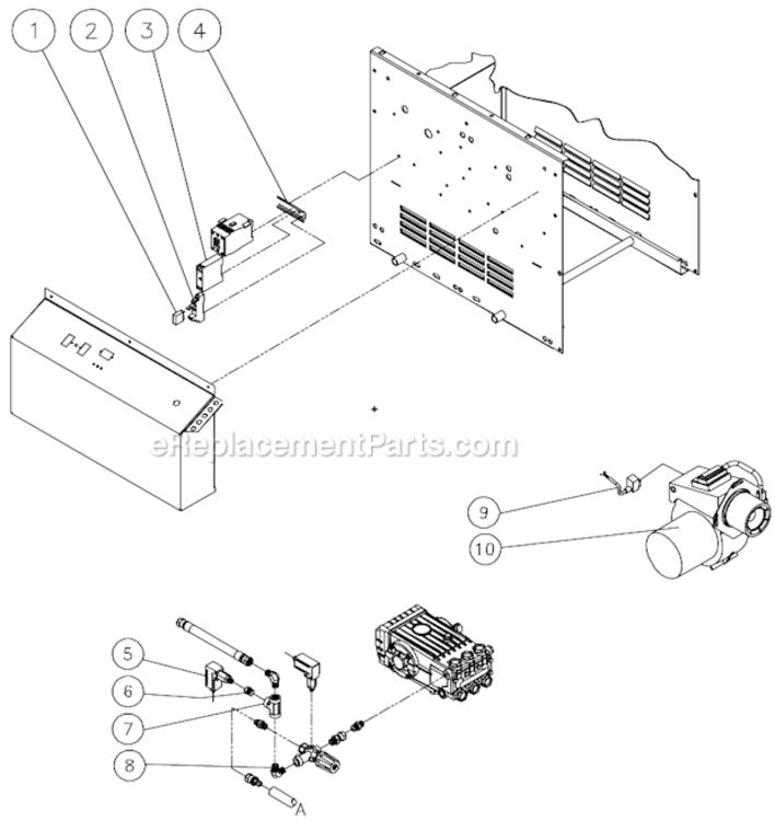 Time Delay Shutdown And Auto Start/Stop Diagram and Parts List for HHSSERIES  Mi-T-M Pressure Washer