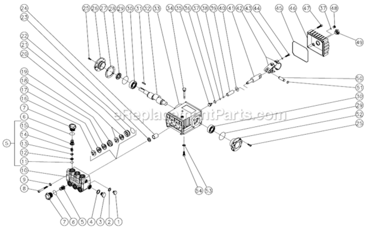 Steam Option Diagram and Parts List for HS-3005-CMK0  Mi-T-M Pressure Washer