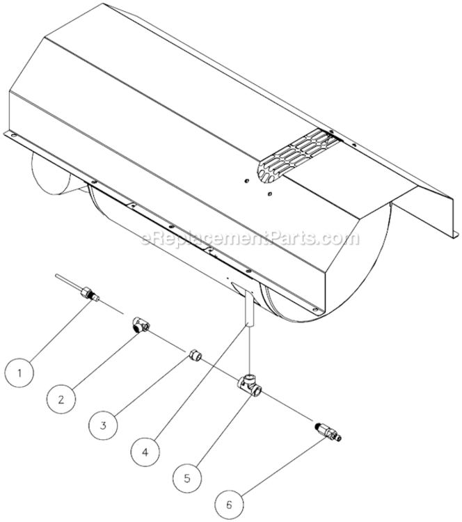 Heat Exchanger Plumbing: Steam Diagram and Parts List for HSSERIES  Mi-T-M Pressure Washer