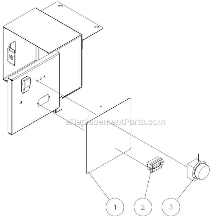 Adjustable Thermostat And Hourmeter Diagram and Parts List for HVSSERIES  Mi-T-M Pressure Washer