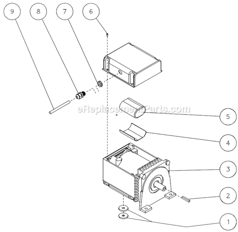 Genetor Diagram and Parts List for HVSSERIES  Mi-T-M Pressure Washer