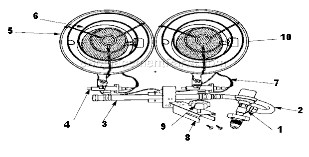 Page A Diagram and Parts List for MH-0030-IM10  Mi-T-M Heater