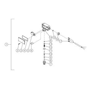 Pressure Switch Diagram and Parts List for HG-2205-0M30  Mi-T-M Pressure Washer