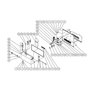 Electric Box Diagram and Parts List for HHD-3004-0E8G  Mi-T-M Pressure Washer