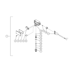 Pressure Switch Diagram and Parts List for HDS-4005-0K6G  Mi-T-M Pressure Washer