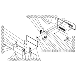 Electric Box Diagram and Parts List for HHS-3004-0E2A  Mi-T-M Pressure Washer