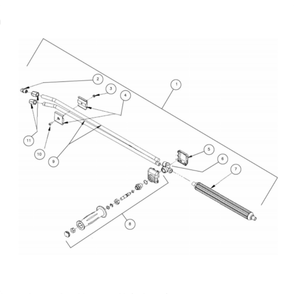 Dual Lance Diagram and Parts List for HDS-4005-0H6G  Mi-T-M Pressure Washer