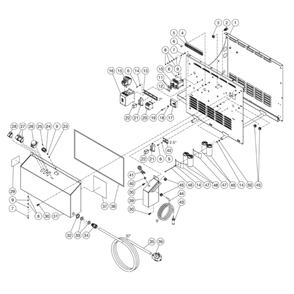 Part Location Diagram of 32-0598 Mi-T-M Contactor