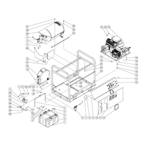Unit Diagram and Parts List for HDS-3505-0K6A  Mi-T-M Pressure Washer
