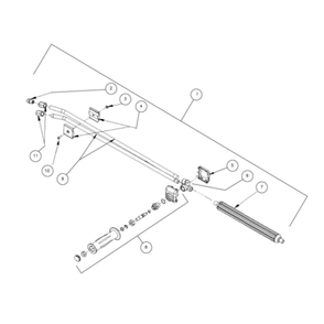 Dual Lance Diagram and Parts List for HHS-1003-2E1G  Mi-T-M Pressure Washer