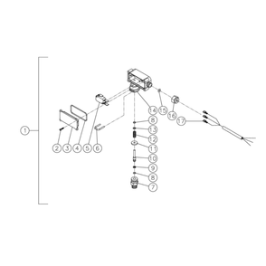 Pressure Switch Diagram and Parts List for HG-3004-3460  Mi-T-M Pressure Washer