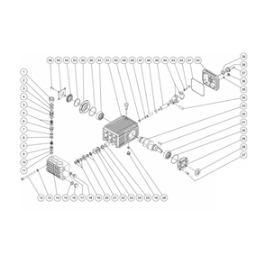 Pump Diagram and Parts List for HDS-4005-2H6G  Mi-T-M Pressure Washer