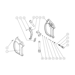 Gun Diagram and Parts List for HDS-3505-0K6A  Mi-T-M Pressure Washer