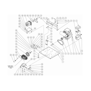 Isolation Plate Diagram and Parts List for HS-3008-0MGH  Mi-T-M Pressure Washer