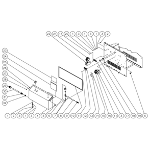 Electric Box Diagram and Parts List for HHS-3004-0E9A  Mi-T-M Pressure Washer