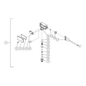 Pressure Switch Diagram and Parts List for HDS-3505-0R7G  Mi-T-M Pressure Washer