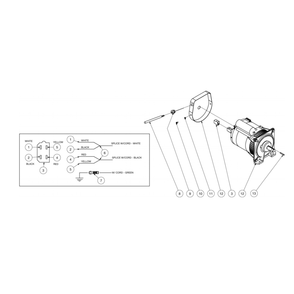 Generator Diagram and Parts List for HDS-4005-0K6G  Mi-T-M Pressure Washer
