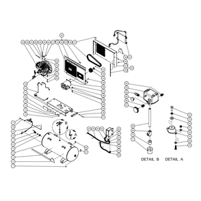 Frame Horizontal M Series Diagram and Parts List for ADS-20310-120HM  Mi-T-M Compressor