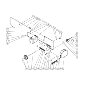 Chassis Diagram and Parts List for HHD-2004-0E2G  Mi-T-M Pressure Washer