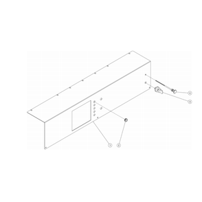 Control Panel Diagram and Parts List for HS-4004-0MAK  Mi-T-M Pressure Washer