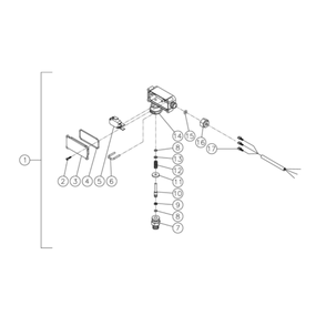 Pressure Switch Diagram and Parts List for HS-4004-0MAV  Mi-T-M Pressure Washer