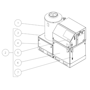 Stainless Steel Modualr Panels Diagram and Parts List for HEG  Mi-T-M Pressure Washer