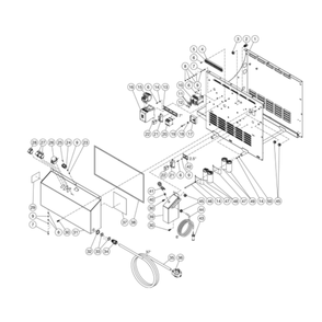 Electric Box Diagram and Parts List for HHS-1003-2E1G  Mi-T-M Pressure Washer