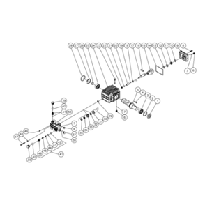 Pump Diagram and Parts List for HHS-1002-0E1A  Mi-T-M Pressure Washer