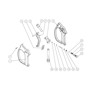 Gun Diagram and Parts List for HDS-3506-0H6A  Mi-T-M Pressure Washer