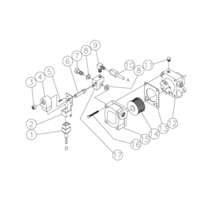 Fuel Pump/Solenoid Diagram and Parts List for HHD-3004-0E5G  Mi-T-M Pressure Washer