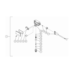 Pressure Switch Diagram and Parts List for HDS-4005-0B7G  Mi-T-M Pressure Washer