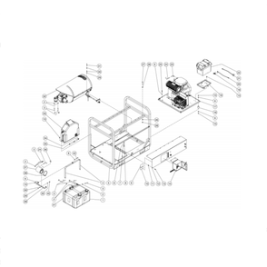 Unit Diagram and Parts List for HDC-4004-1H6A  Mi-T-M Pressure Washer