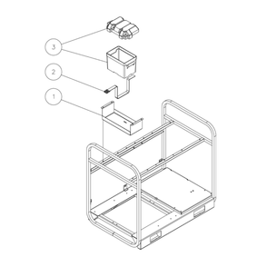 Battery Box Diagram and Parts List for HDS-3505-0V6G  Mi-T-M Pressure Washer
