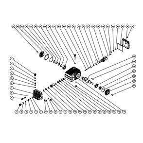 Pump Diagram and Parts List for HDS-3505-0V6A  Mi-T-M Pressure Washer