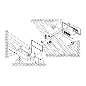 Electric Box Diagram and Parts List for HHS-2004-0E8A  Mi-T-M Pressure Washer