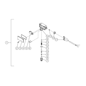Pressure Switch Diagram and Parts List for HG-2004-3208  Mi-T-M Pressure Washer