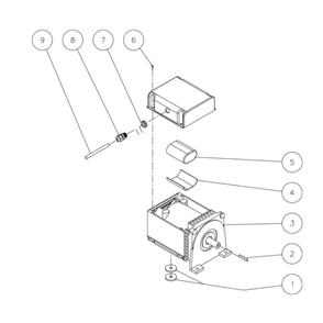 Generator Diagram and Parts List for HDS-3505-0H6G  Mi-T-M Pressure Washer