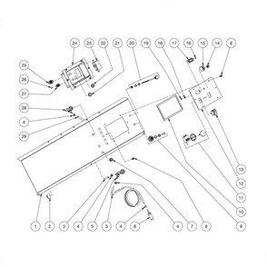 Control Panel Diagram and Parts List for HDS-4005-2H6G  Mi-T-M Pressure Washer