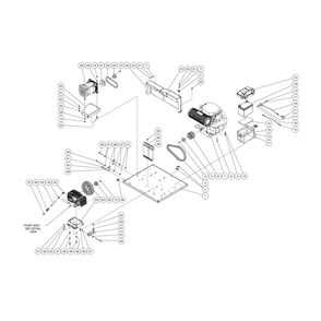 Isolation Plate Diagram and Parts List for HS-3504-0MGV  Mi-T-M Pressure Washer