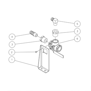Ball Valve Diagram and Parts List for HDS-3506  Mi-T-M Pressure Washer