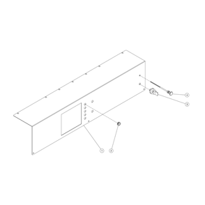 Part Location Diagram of 20-1095A18 Mi-T-M CONTROL PANEL