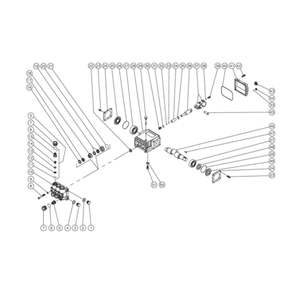 Pump Diagram and Parts List for HHS-1002-1E1G  Mi-T-M Pressure Washer