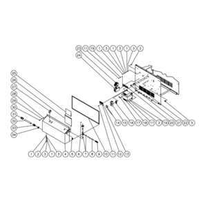 Electric Box Diagram and Parts List for HHS-2004-0E4A  Mi-T-M Pressure Washer