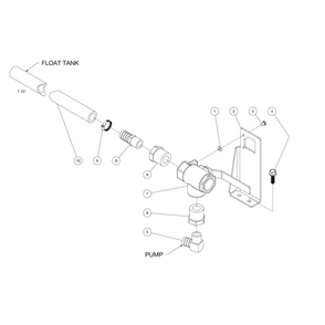 Ball Valve Diagram and Parts List for HDS-4005-0K6A  Mi-T-M Pressure Washer