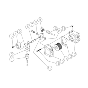 Fuel Pump/Solenoid Diagram and Parts List for HHD-3005-0E3G  Mi-T-M Pressure Washer