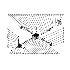 Pump Diagram and Parts List for HDS-4005-0K6G  Mi-T-M Pressure Washer