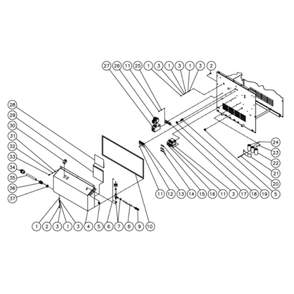 Electric Box Diagram and Parts List for HHS-3004-0E8A  Mi-T-M Pressure Washer