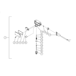 Pressure Switch Diagram and Parts List for HG-3004-0M30  Mi-T-M Pressure Washer